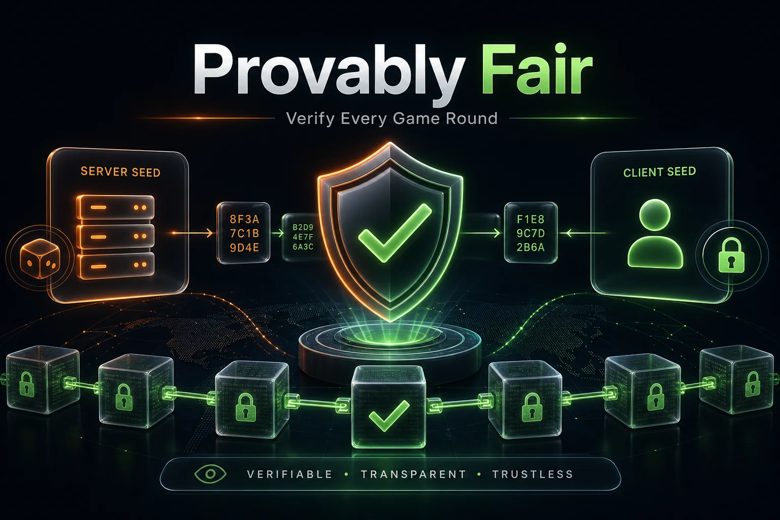 Provably fair verification for Rainbet Mines